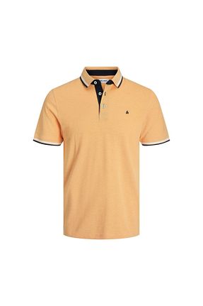 پولوشرت نارنجی مردانه پارچه Jack & Jones - کد 828853156