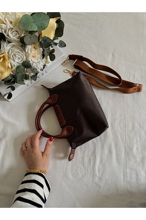 کیف دوشی قهوه ای زنانه چرم مصنوعی ELFCO - کد 902128854