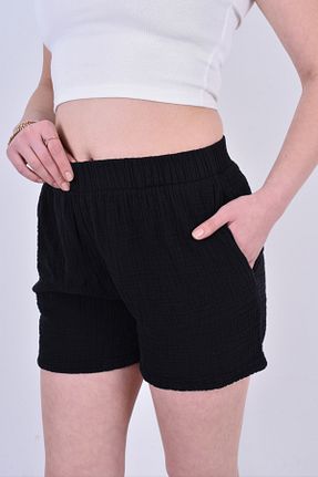 شلوارک و برمودا مشکی زنانه پنبه ای OTEXSA - کد 902132595