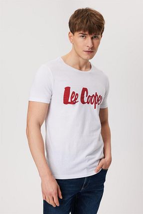 تیشرت سفید مردانه رگولار Lee Cooper - کد 683948638