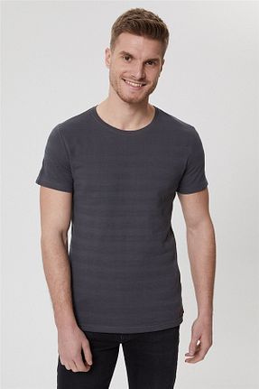 تیشرت طوسی مردانه رگولار Lee Cooper - کد 304921380