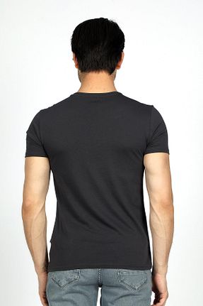 تیشرت طوسی مردانه رگولار Lee Cooper - کد 824073743