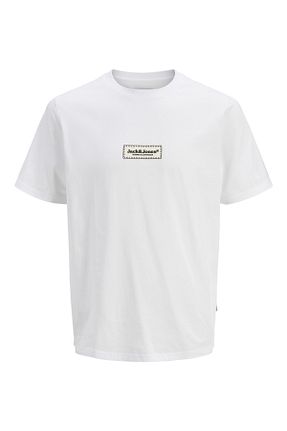 تیشرت سفید مردانه رگولار Jack & Jones - کد 902151067