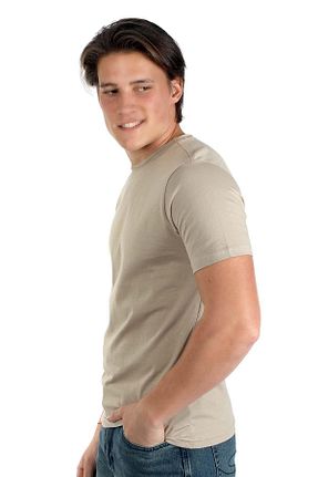 تیشرت بژ مردانه رگولار Lee Cooper - کد 814617224