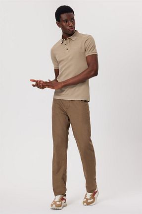 تیشرت بژ مردانه رگولار Lee Cooper - کد 683152642