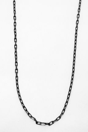 گردنبند نقره مشکی مردانه 925 عیار oya silver - کد 902183297