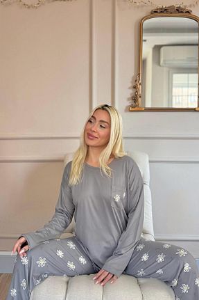 ست لباس راحتی رنگی زنانه طرح دار Pijamaevi - کد 902192869