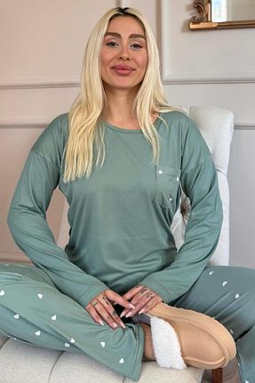 ست لباس راحتی رنگی زنانه ساده Pijamaevi - کد 902192605