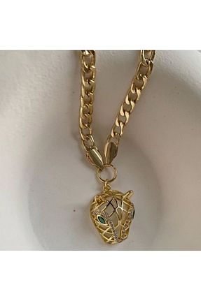 گردنبند جواهر طلائی زنانه رودیوم naaksesuar - کد 902233310