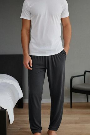 پائین تنه راحتی طوسی مردانه %100 پنبه Elemge - کد 899068143