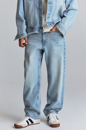 شلوار جین رنگی بچه گانه پاچه گشاد H&M - کد 895219561