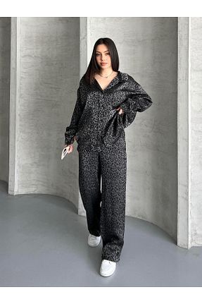 ست بالاتنه و پائین تنه طوسی زنانه mypagebutik - کد 902237040