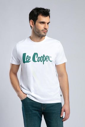 تیشرت سفید مردانه رگولار Lee Cooper - کد 902253744