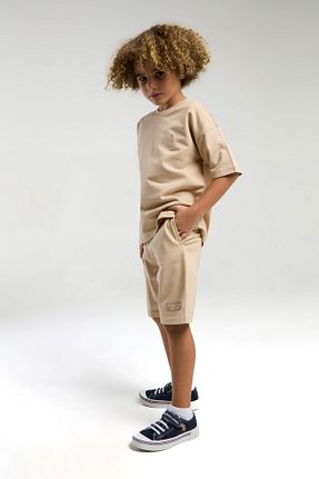 ست بالاتنه و پائین تنه بژ بچه گانه بافت U.S. Polo Assn. - کد 903804607