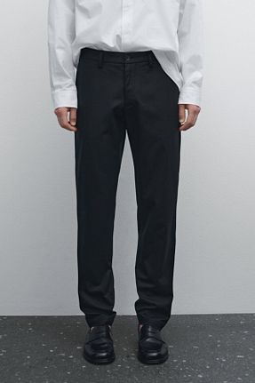 شلوار سرمه ای مردانه پنبه ای Massimo Dutti - کد 133604372