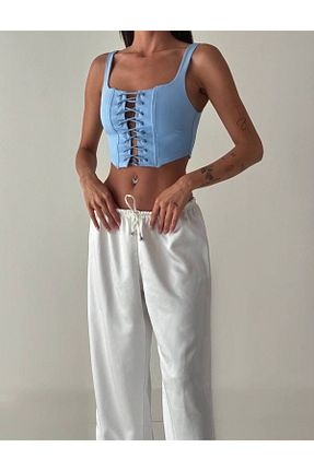 بادی آبی زنانه یقه U FİNNS - کد 902262101