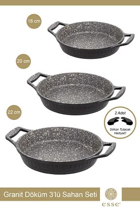 ماهیتابه طوسی زیره نچسب Esse - کد 898639222