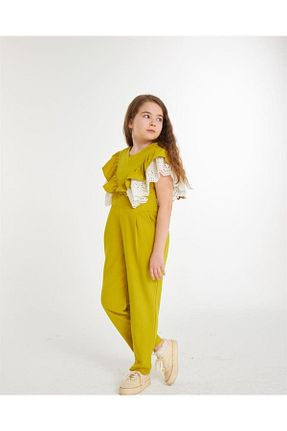 سرهمی سبز بچه گانه بند دار Hilal Akıncı Kids - کد 650108021