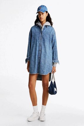 لباس رنگی زنانه بافتنی Tommy Hilfiger - کد 902310789