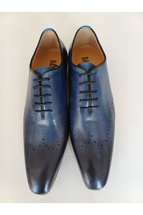 کفش کلاسیک سرمه ای مردانه چرم خالص ARDSU - کد 902329533