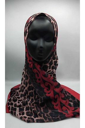 شال زرشکی زنانه شیفون Differenza - کد 902333949