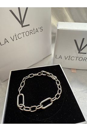 دستبند نقره زنانه 925 عیار la victorias - کد 902347543