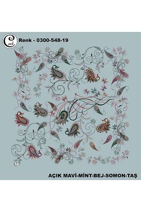 روسری رنگی پلی استر Cenk - کد 902067830