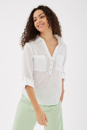 پیراهن سفید زنانه رگولار Fashion Friends - کد 808159705