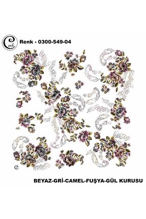 روسری رنگی پلی استر Cenk - کد 902073746