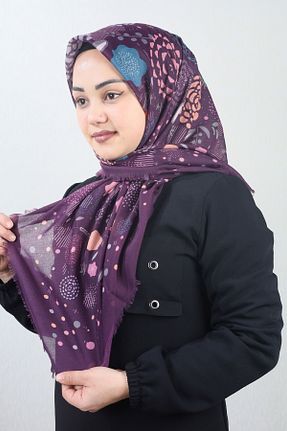 روسری رنگی پنبه ای poloist - کد 798179655