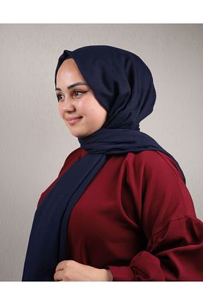 شال سرمه ای زنانه پنبه ای Bonjela - کد 902347283