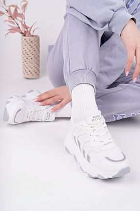 کفش اسنیکر رنگی زنانه بند دار McDark - کد 902355616
