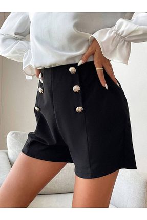 شلوارک و برمودا مشکی زنانه Relaxed CyRo - کد 902390953