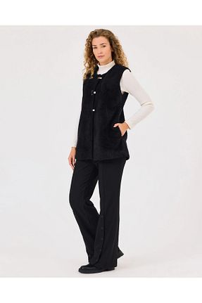 شلوار مشکی زنانه فاق نرمال Scl - کد 902387258