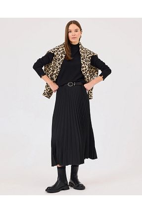 دامن مشکی زنانه ساده Scl - کد 861801213