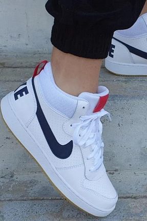 کفش اسنیکر سفید زنانه بند دار Nike - کد 902384268