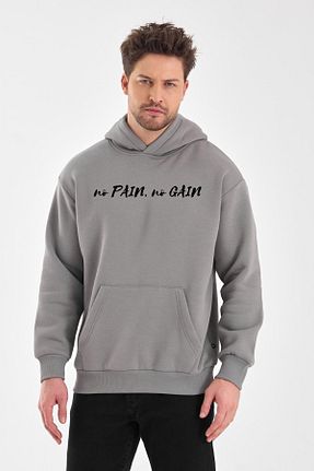 سوئیشرت طوسی مردانه چاپی FİHA - کد 902390080