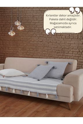 کاور مبل طوسی پنبه ای Lux Touch - کد 773847354