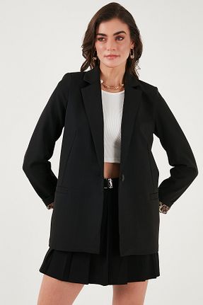کت بلیزر مشکی زنانه پلی استر - الاستین Lela - کد 902391443