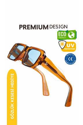 عینک آفتابی نارنجی زنانه UV400 WATCHOFROYAL - کد 849001705