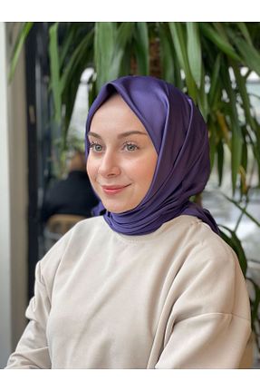 شال بنفش زنانه پلی استر Sima - کد 735199473