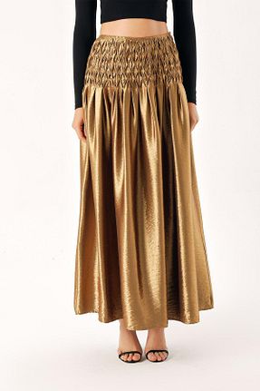 دامن متالیک زنانه ساده SOCIETA - کد 891669988