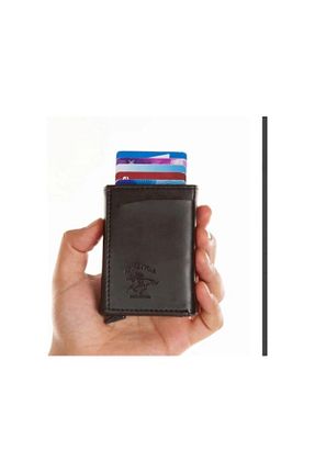 کیف پول مشکی مردانه سایز متوسط Newish Polo - کد 902450350