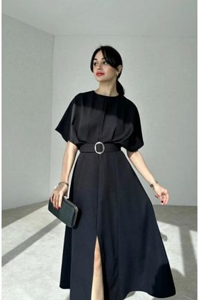 لباس مشکی زنانه بافتنی Genel Markalar - کد 900594797