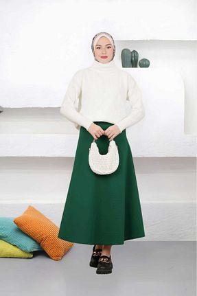 دامن حجاب سبز زنانه کلوش CNG MODA - کد 902436096