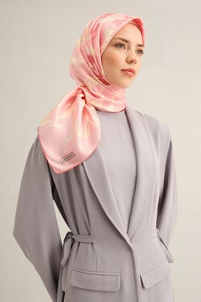 روسری رنگی کرپ ساتن ابریشم Armine - کد 902478964