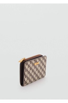 کیف پول قهوه ای زنانه ابعاد کوچک MANGO - کد 898627274