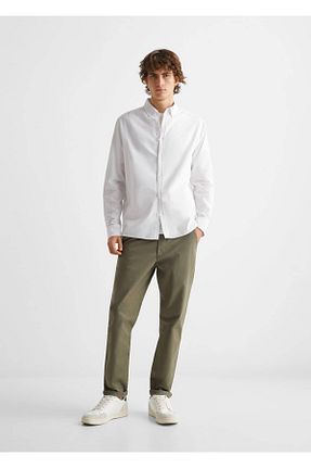 پیراهن سفید مردانه رگولار MANGO Teen - کد 787876020
