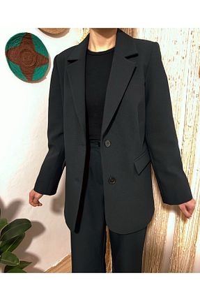 کت و شلوار مشکی زنانه یقه کتی Enter - کد 902490738