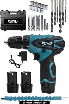 پیچ گوشتی شارژی POWER BLACK - کد 841230467